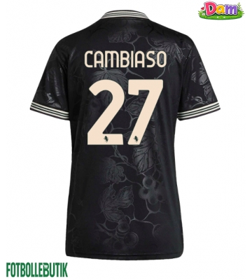 Juventus Andrea Cambiaso #27 Tredje Tröja Kvinnor 2025-26 Kortärmad